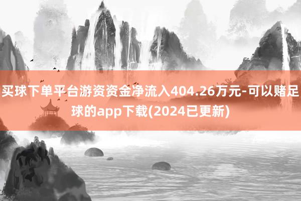 买球下单平台游资资金净流入404.26万元-可以赌足球的app下载(2024已更新)